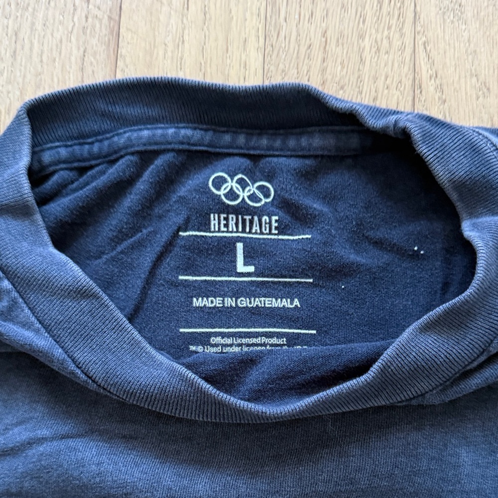 Navy Blue 1984 Olympics T-Shirt - Picture 2 of 3